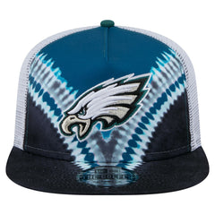 Philadelphia Eagles New Era Throwback Dye Golfer Snapback Hat - Midnight Green/Black outlet