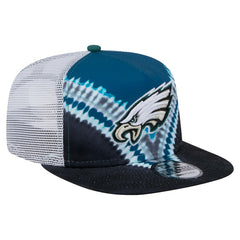 Philadelphia Eagles New Era Throwback Dye Golfer Snapback Hat - Midnight Green/Black outlet