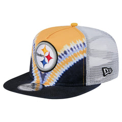 Pittsburgh Steelers New Era Throwback Dye Golfer Snapback Hat - Gold/Black outlet