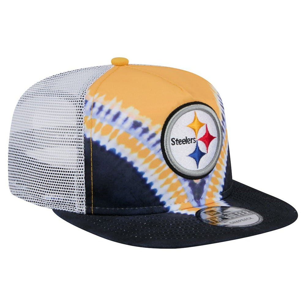 Pittsburgh Steelers New Era Throwback Dye Golfer Snapback Hat - Gold/Black outlet
