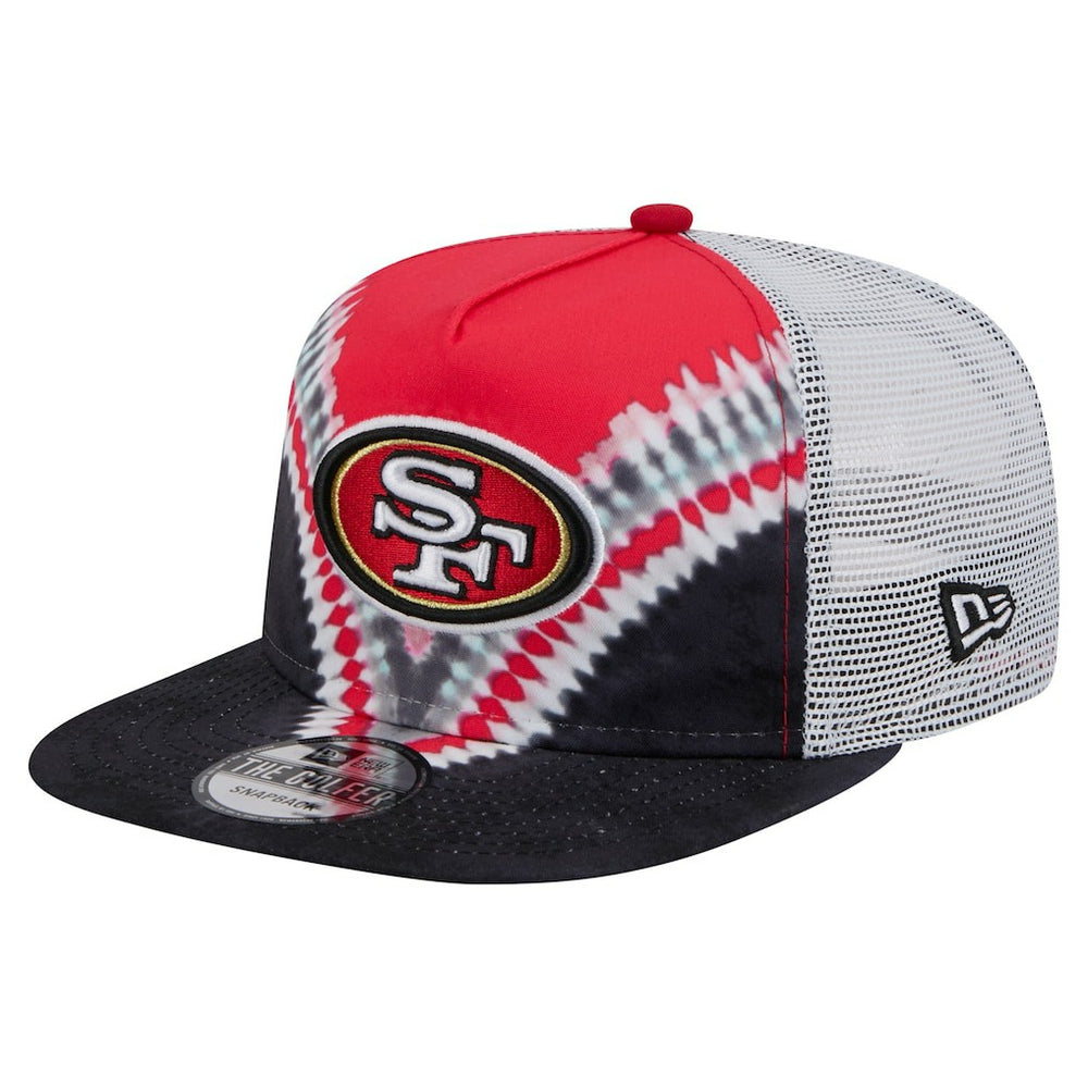 San Francisco 49ers New Era Throwback Dye Golfer Snapback Hat - Scarlet/Black outlet