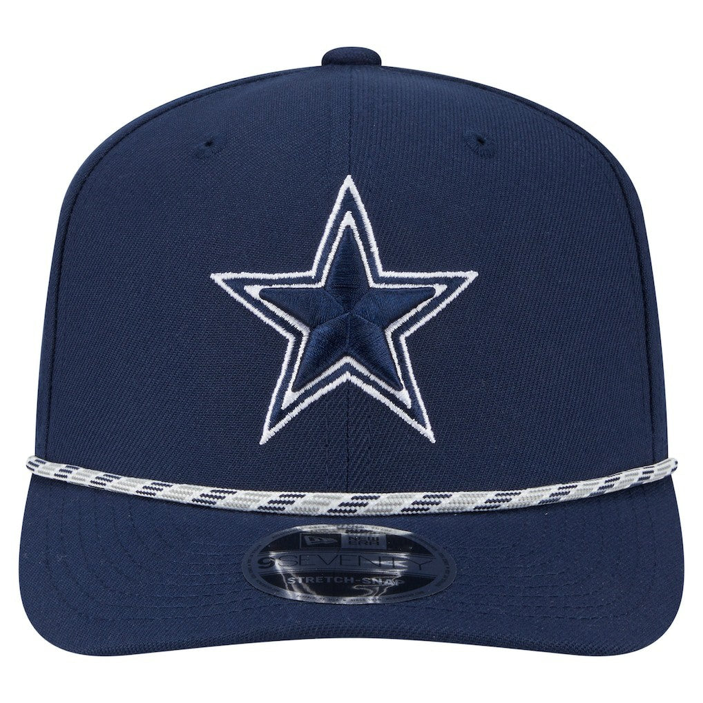 Dallas Cowboys New Era Gameday Multi Rope 9SEVENTY Stretch-Snap Hat - Navy on sale