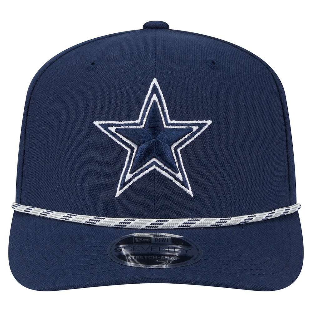 Dallas Cowboys New Era Gameday Multi Rope 9SEVENTY Stretch-Snap Hat - Navy on sale