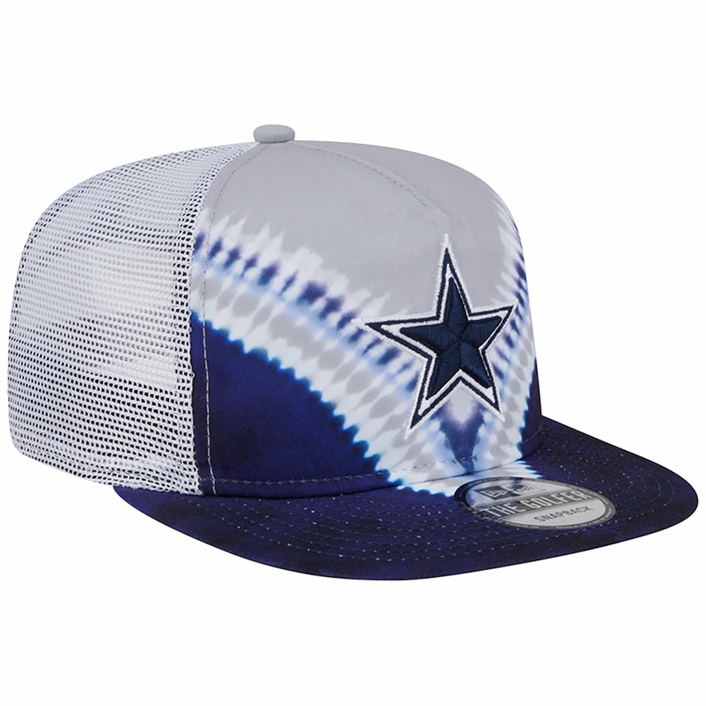 Dallas Cowboys New Era Throwback Dye Golfer Snapback Hat - Gray/Navy sale