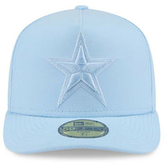 Dallas Cowboys New Era Color Pack A-Frame 59FIFTY Fitted Hat - Light Blue on sale