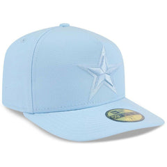 Dallas Cowboys New Era Color Pack A-Frame 59FIFTY Fitted Hat - Light Blue on sale