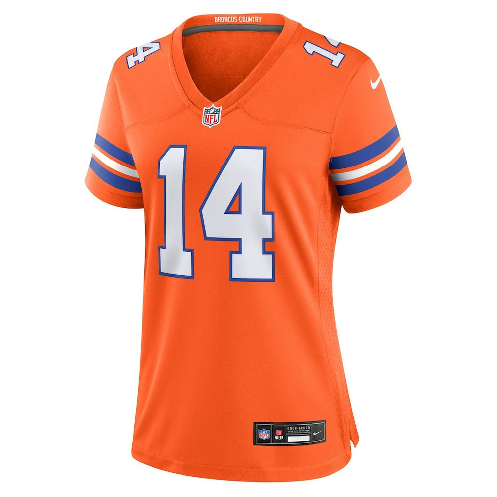 Courtland Sutton Denver Broncos Women's Mile High Collection 1977 Throwback Player Game Jersey - Orange | Nike discount