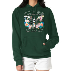 Dallas Stars G-III 4Her by Carl Banks Women's Flower Logo Pullover Hoodie Green