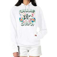 Dallas Stars G-III 4Her by Carl Banks Women's Flower Logo Pullover Hoodie White