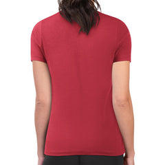 Washington Capitals G-III 4Her by Carl Banks Women's Super-Slim Fit Lightweight Flower Logo T-Shirt Red