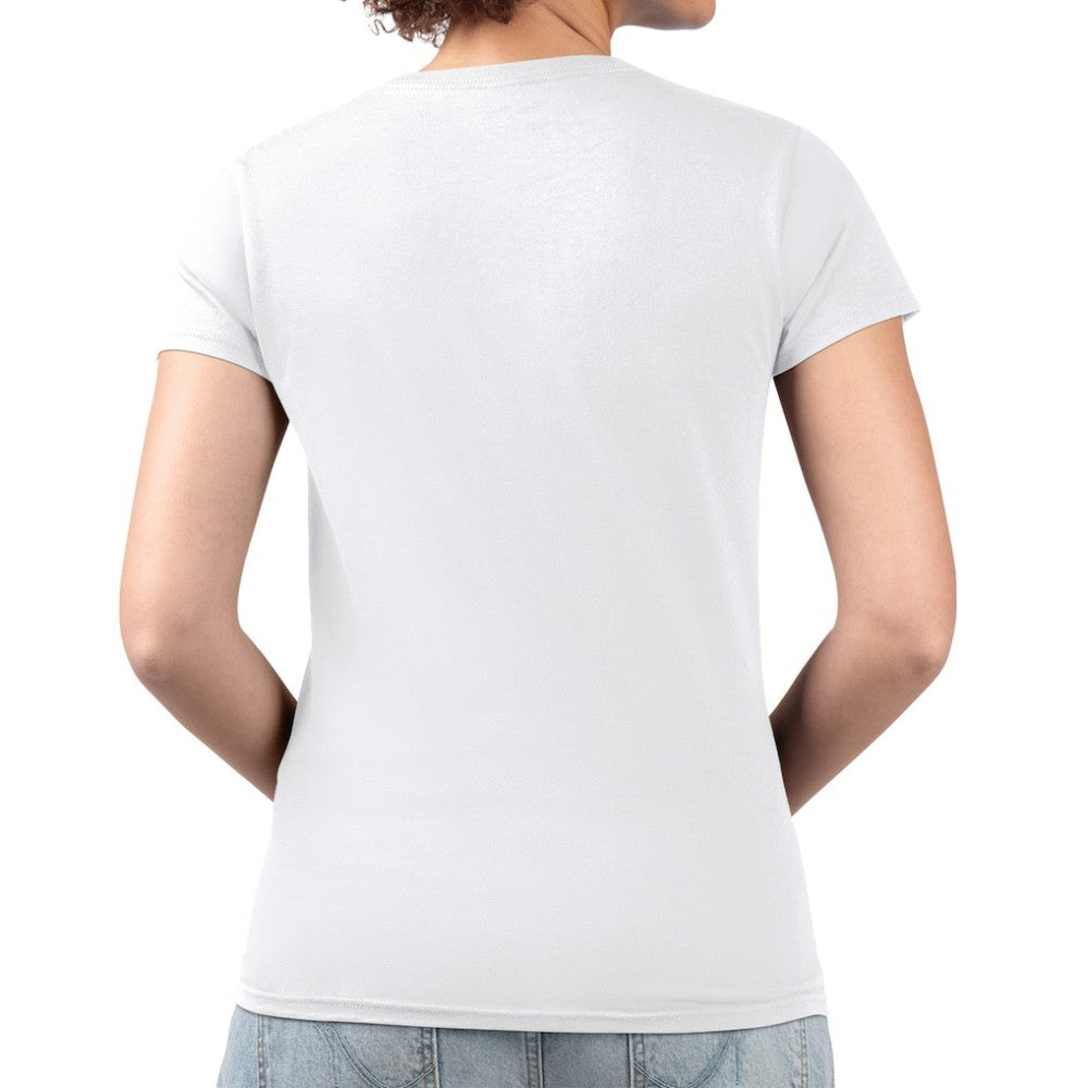 Florida Panthers G-III 4Her by Carl Banks Women's Super-Slim Fit Lightweight Flower Logo V-Neck T-Shirt White