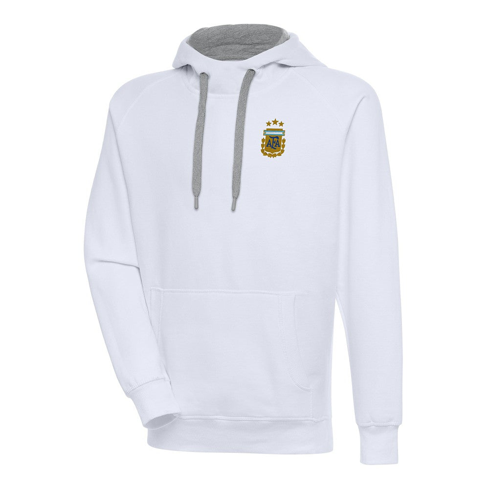 Argentina National Team Antigua Victory Pullover Hoodie - White shop