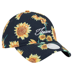 Houston Texans New Era Women's Adventure Sunflower 9TWENTY Adjustable Hat - Navy discount