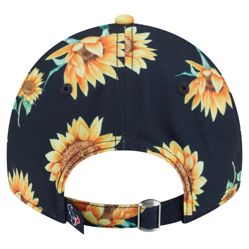 Houston Texans New Era Women's Adventure Sunflower 9TWENTY Adjustable Hat - Navy discount