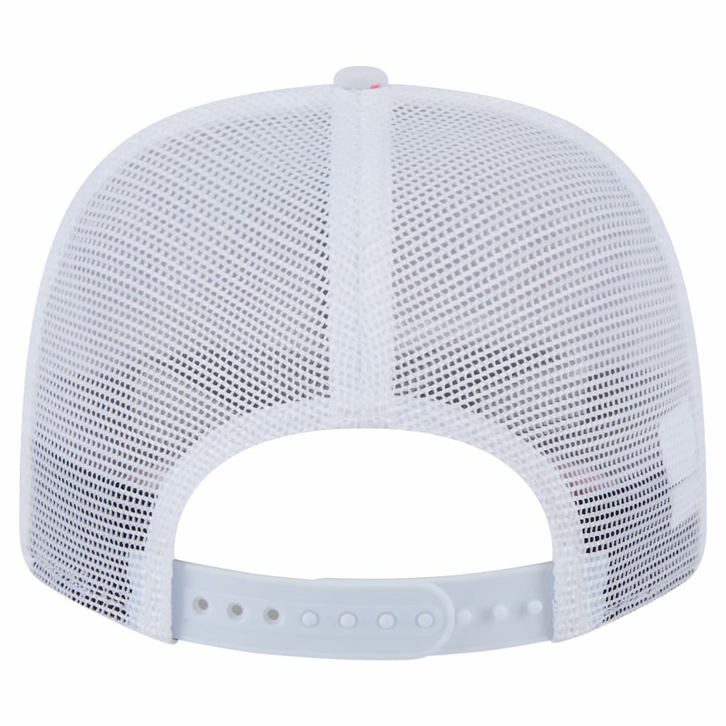 Los Angeles Chargers New Era Adventure Flamingo Pattern 9SEVENTY Stretch-Snap Hat - White discount