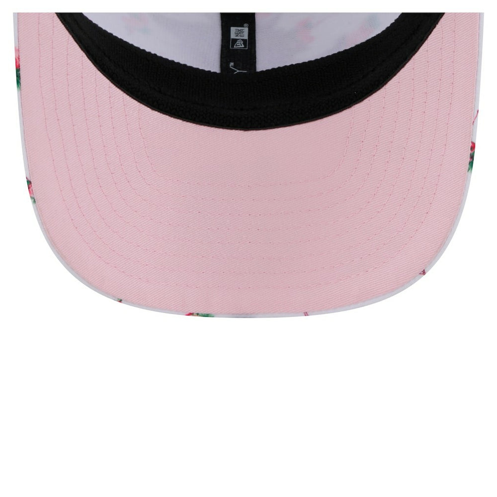 Miami Dolphins New Era Adventure Flamingo Pattern 9SEVENTY Stretch-Snap Hat - White cheap