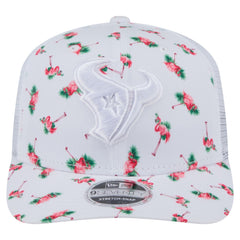 Houston Texans New Era Adventure Flamingo Pattern 9SEVENTY Stretch-Snap Hat - White online
