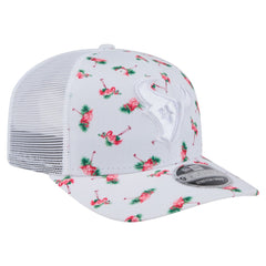 Houston Texans New Era Adventure Flamingo Pattern 9SEVENTY Stretch-Snap Hat - White online