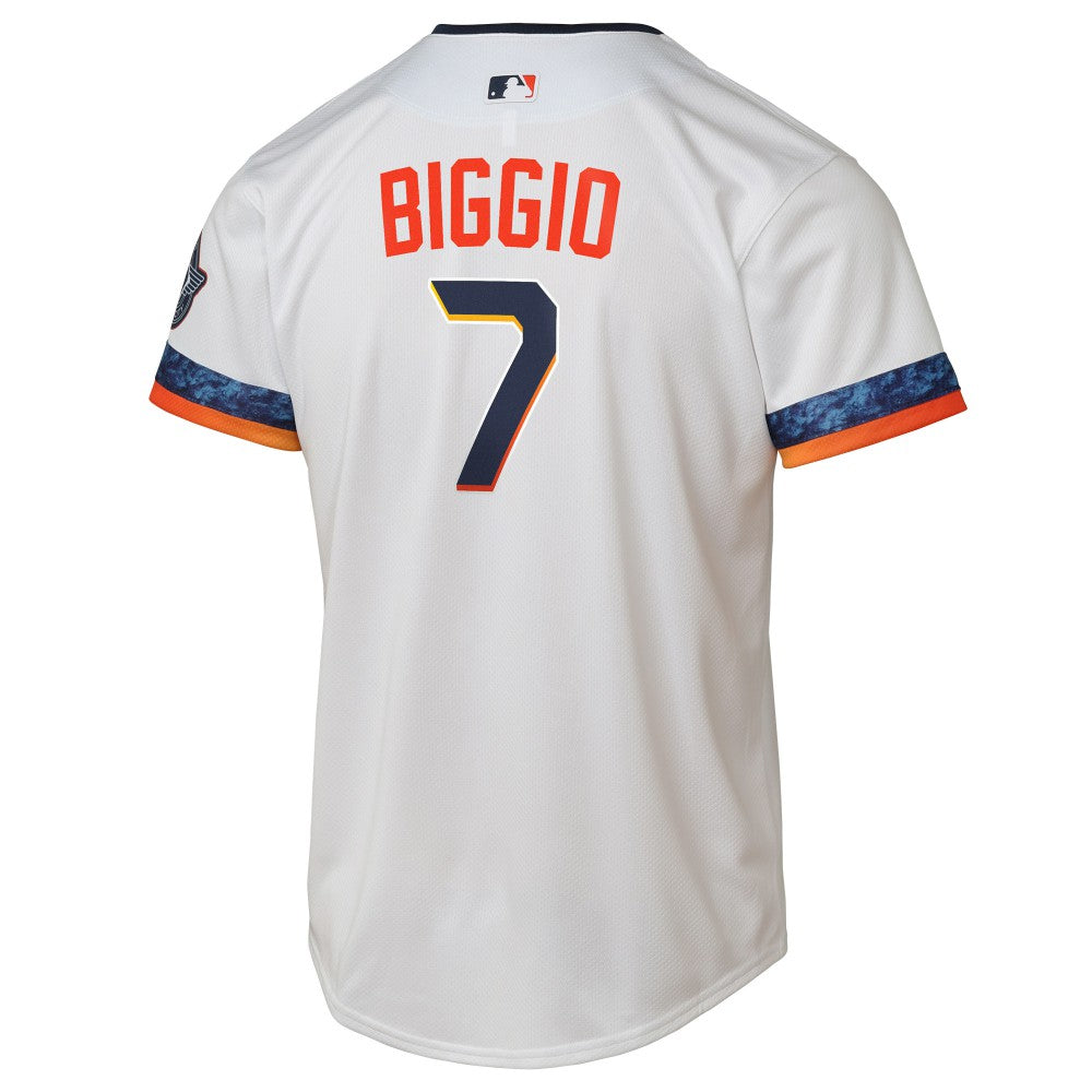 Craig Biggio Houston Astros Youth 2025 City Connect Limited Player Jersey - White | Nike