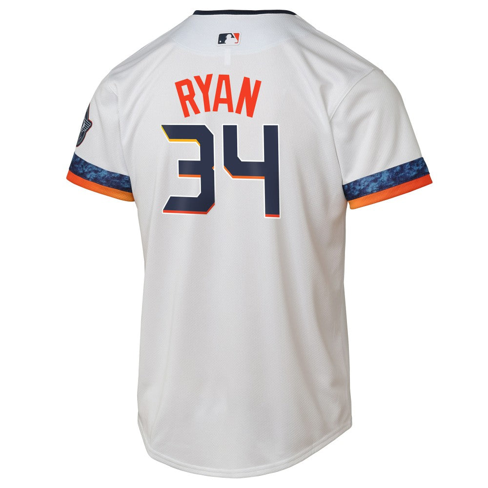 Nolan Ryan Houston Astros Youth 2025 City Connect Limited Player Jersey - White | Nike
