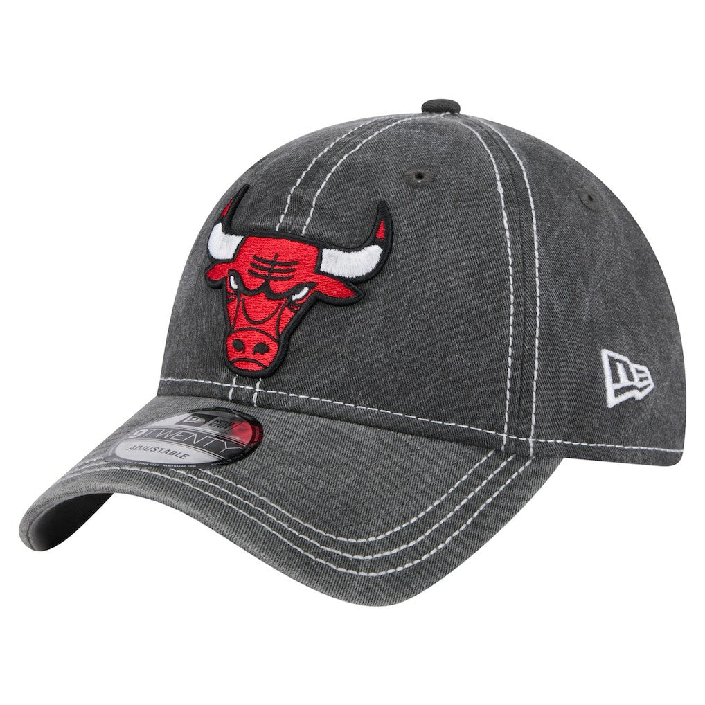Chicago Bulls Pigment Dyed 9TWENTY Adjustable Hat - Black | New Era online