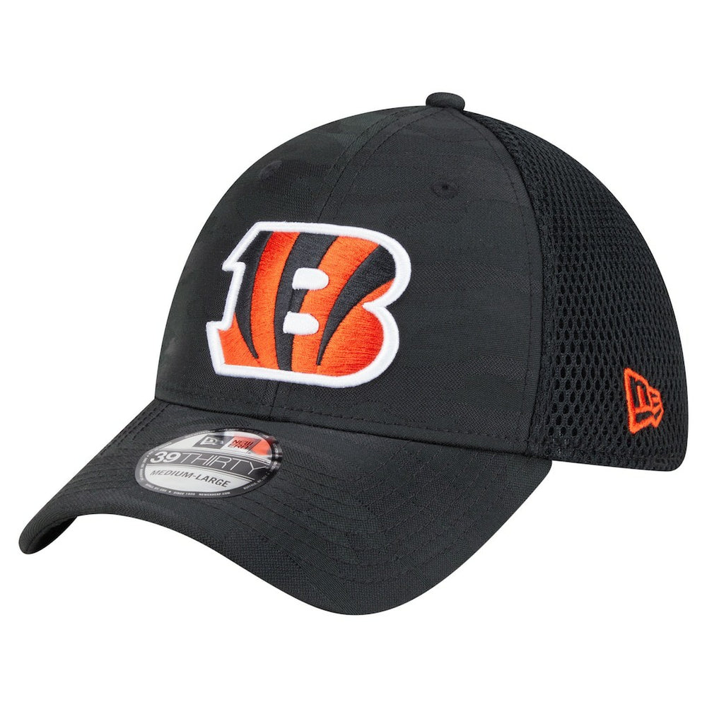Cincinnati Bengals New Era Active Camo 39THIRTY Flex Hat - Black cheap