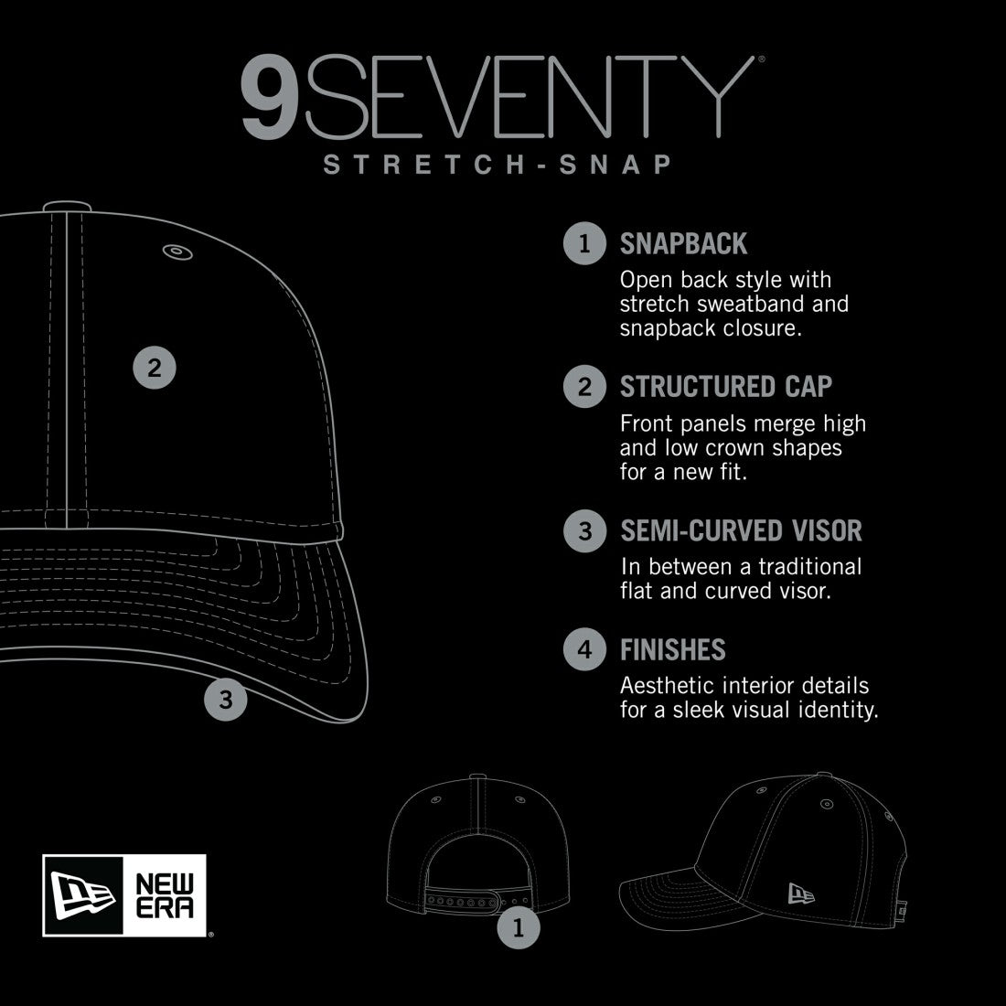 New York Jets New Era Gameday Multi Rope 9SEVENTY Stretch-Snap Hat - Green on sale