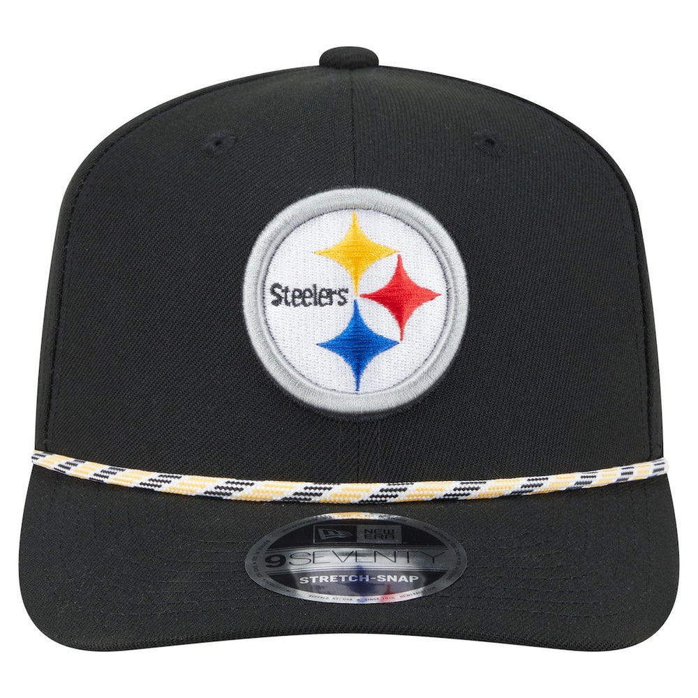 Pittsburgh Steelers New Era Gameday Multi Rope 9SEVENTY Stretch-Snap Hat - Black sale
