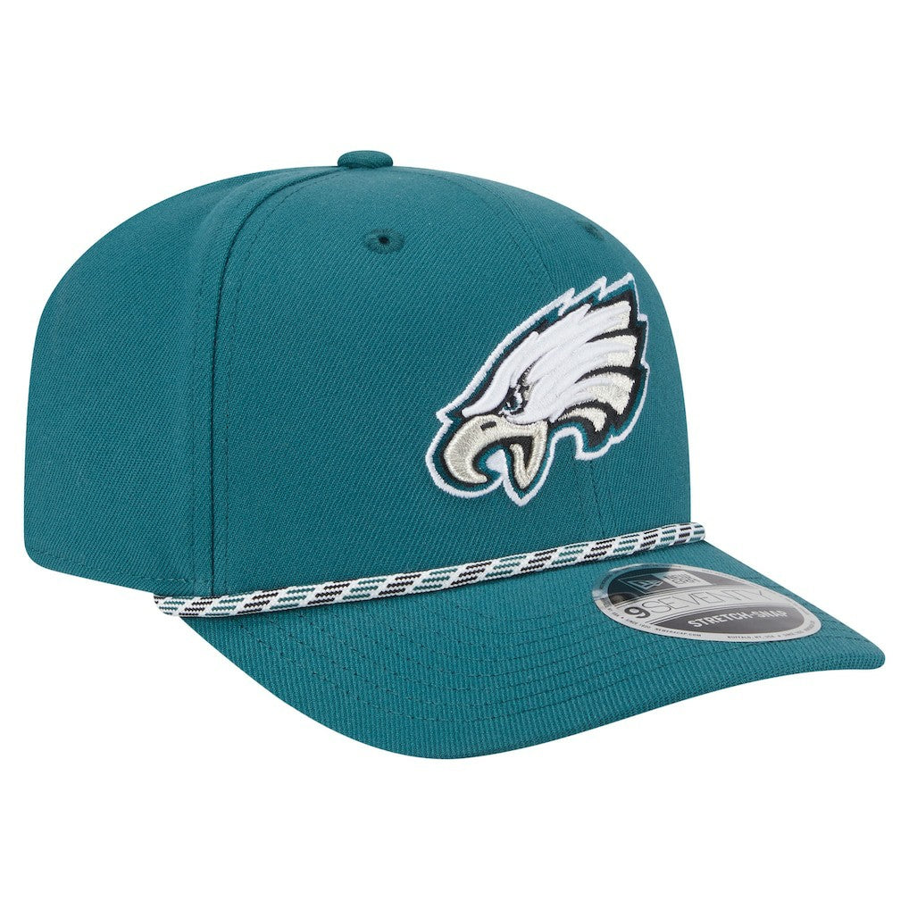 Philadelphia Eagles New Era Gameday Multi Rope 9SEVENTY Stretch-Snap Hat - Midnight Green outlet
