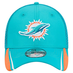 Miami Dolphins New Era Game Day Linear 39THIRTY Flex Hat - Aqua cheap