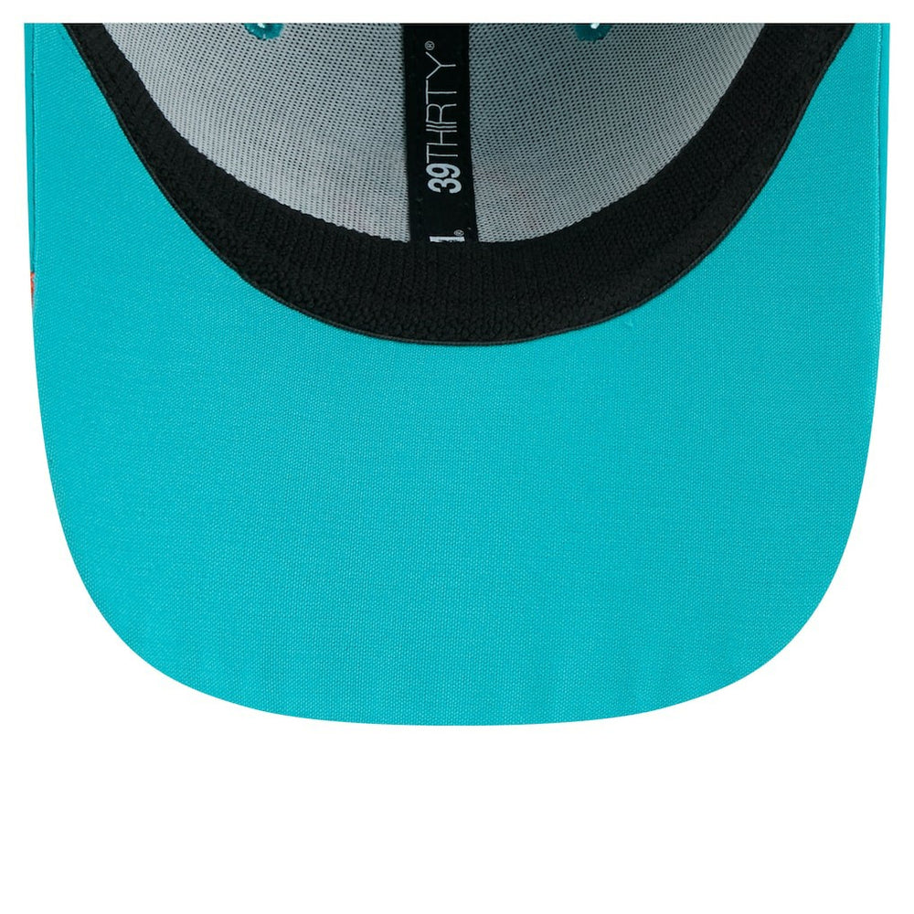 Miami Dolphins New Era Game Day Linear 39THIRTY Flex Hat - Aqua cheap