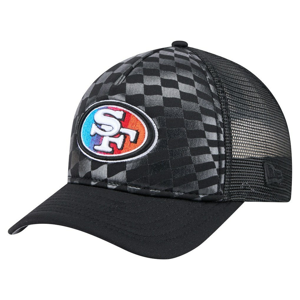 San Francisco 49ers New Era Gradient 9FORTY Adjustable Hat - Black for sale