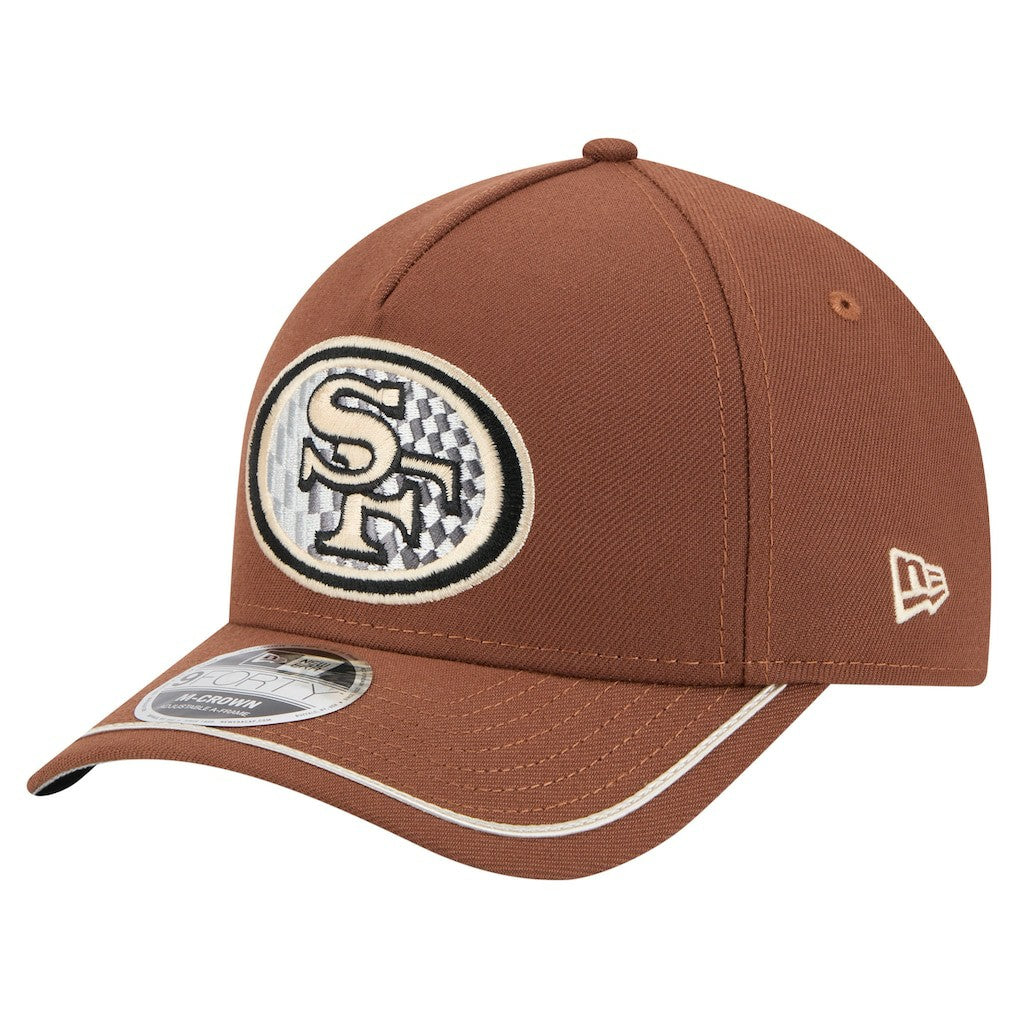 San Francisco 49ers New Era Motorsport 9FORTY Adjustable Hat - Brown outlet