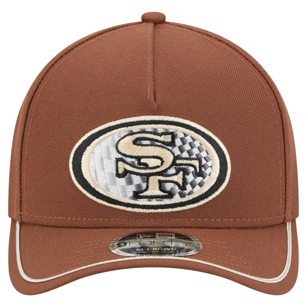 San Francisco 49ers New Era Motorsport 9FORTY Adjustable Hat - Brown outlet