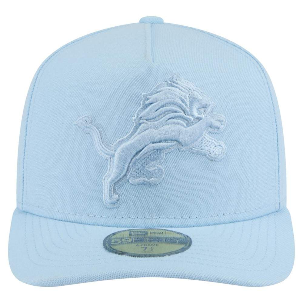 Detroit Lions New Era Color Pack A-Frame 59FIFTY Fitted Hat - Light Blue sale
