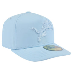 Detroit Lions New Era Color Pack A-Frame 59FIFTY Fitted Hat - Light Blue sale
