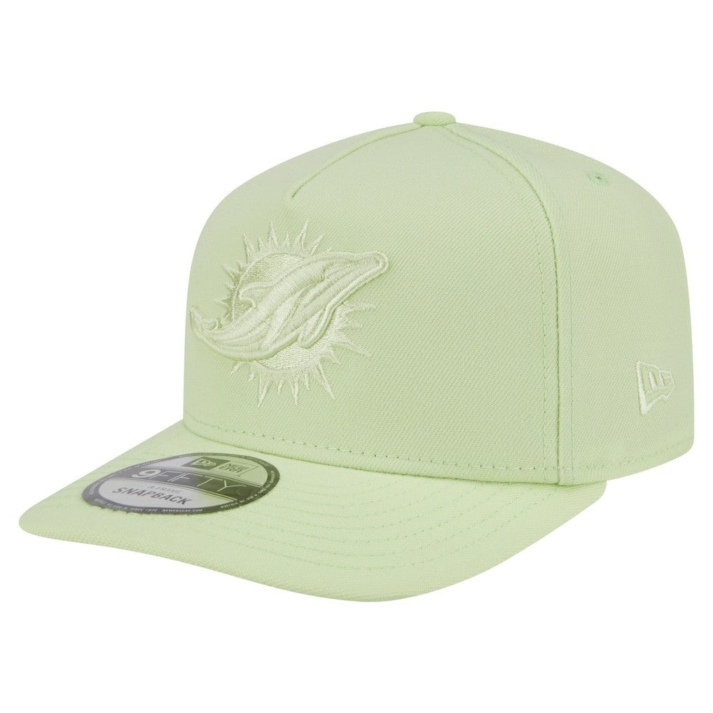Miami Dolphins New Era Color Pack 9FIFTY Snapback Hat - Light Green sale