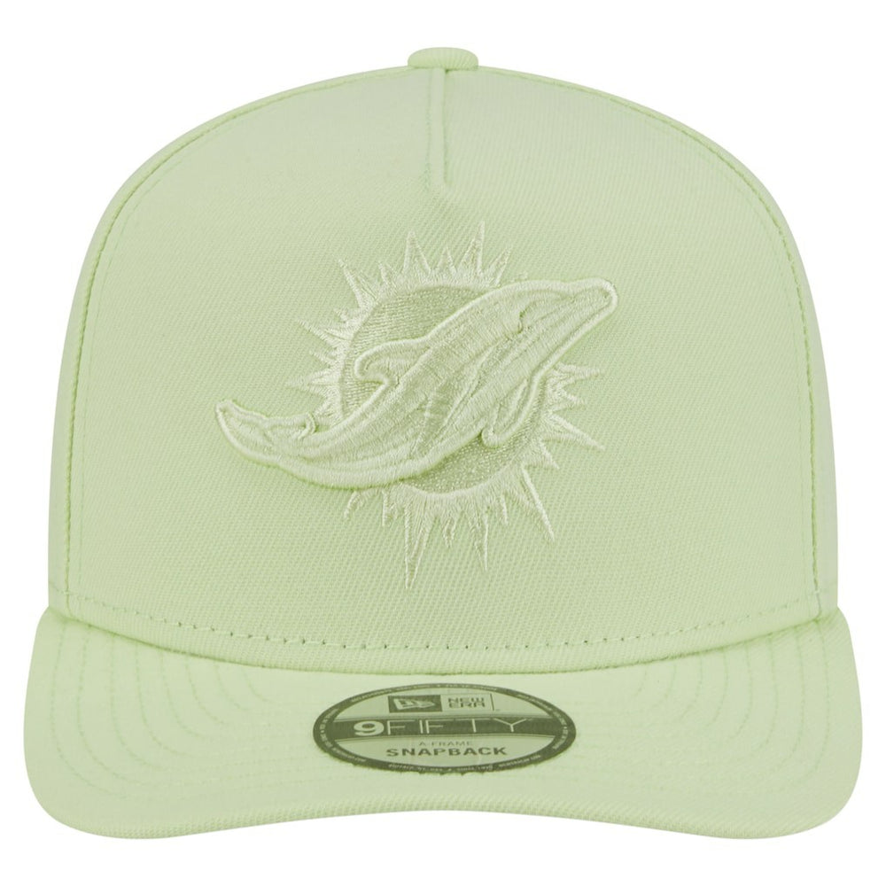 Miami Dolphins New Era Color Pack 9FIFTY Snapback Hat - Light Green sale