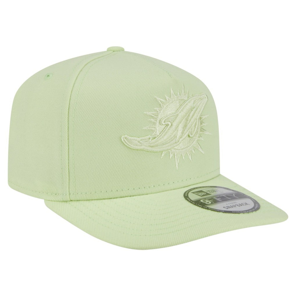Miami Dolphins New Era Color Pack 9FIFTY Snapback Hat - Light Green sale