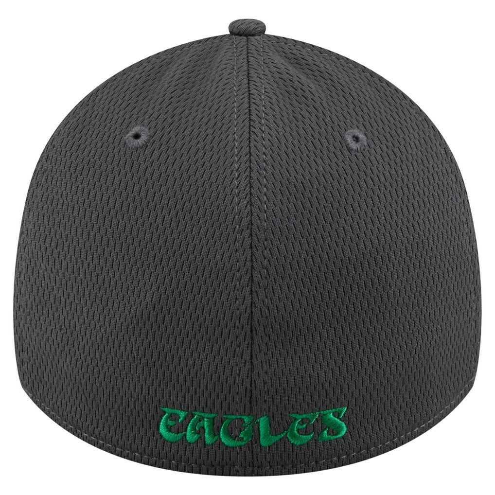 Philadelphia Eagles New Era Throwback Logo Main 39THIRTY Flex Hat - Graphite on sale