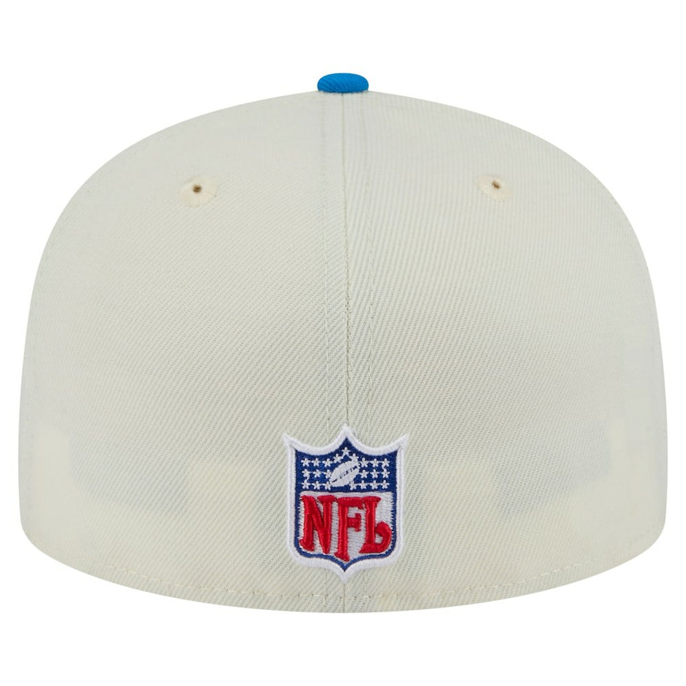 Detroit Lions New Era Main 59FIFTY Fitted Hat - Cream/Blue outlet