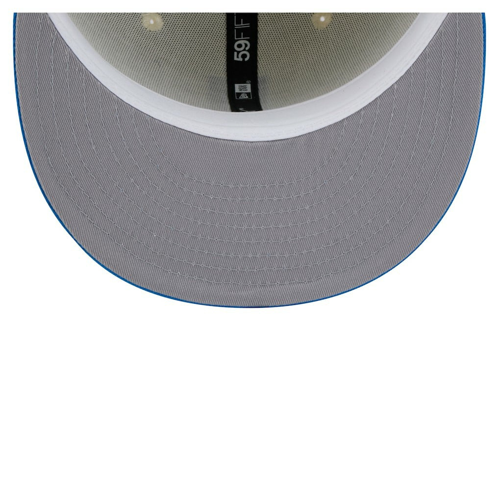 Detroit Lions New Era Main 59FIFTY Fitted Hat - Cream/Blue outlet