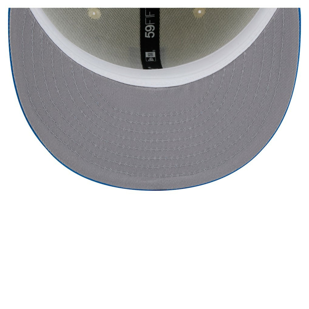 Detroit Lions New Era Main 59FIFTY Fitted Hat - Cream/Blue outlet