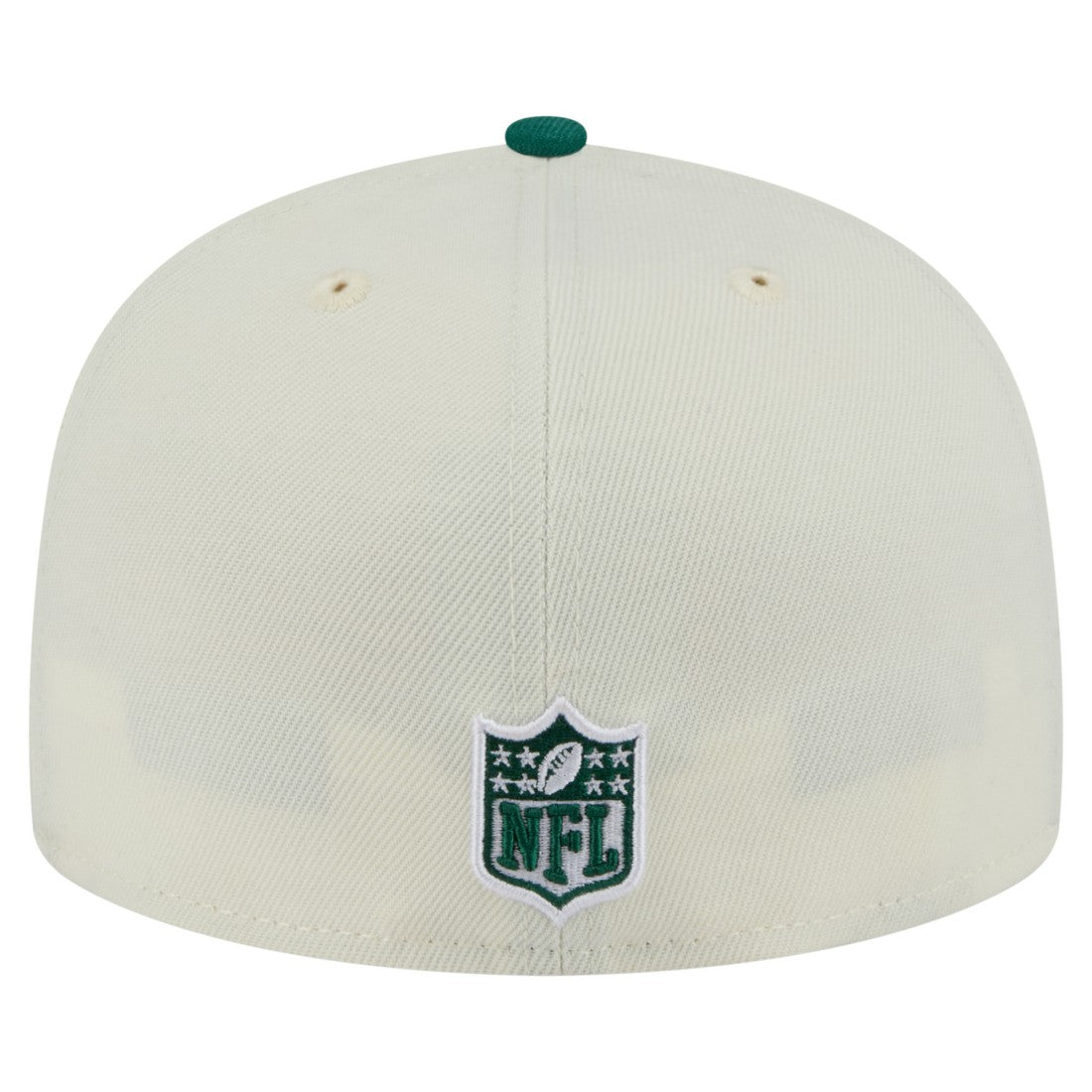 New York Jets New Era Main 59FIFTY Fitted Hat - Cream/Green outlet