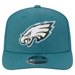 Philadelphia Eagles New Era Main Trucker 9SEVENTY Stretch-Snap Hat - Midnight Green online