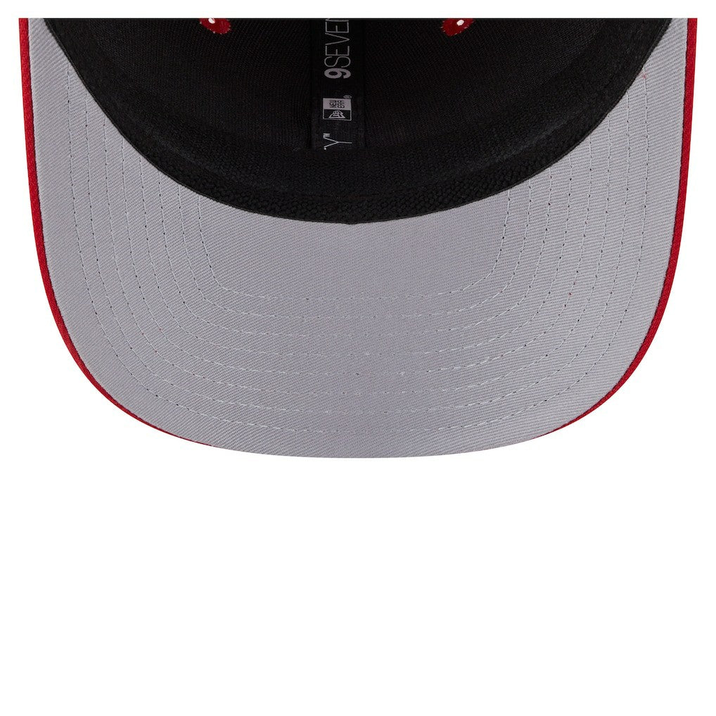 San Francisco 49ers New Era Main Trucker 9SEVENTY Stretch-Snap Hat - Scarlet sale