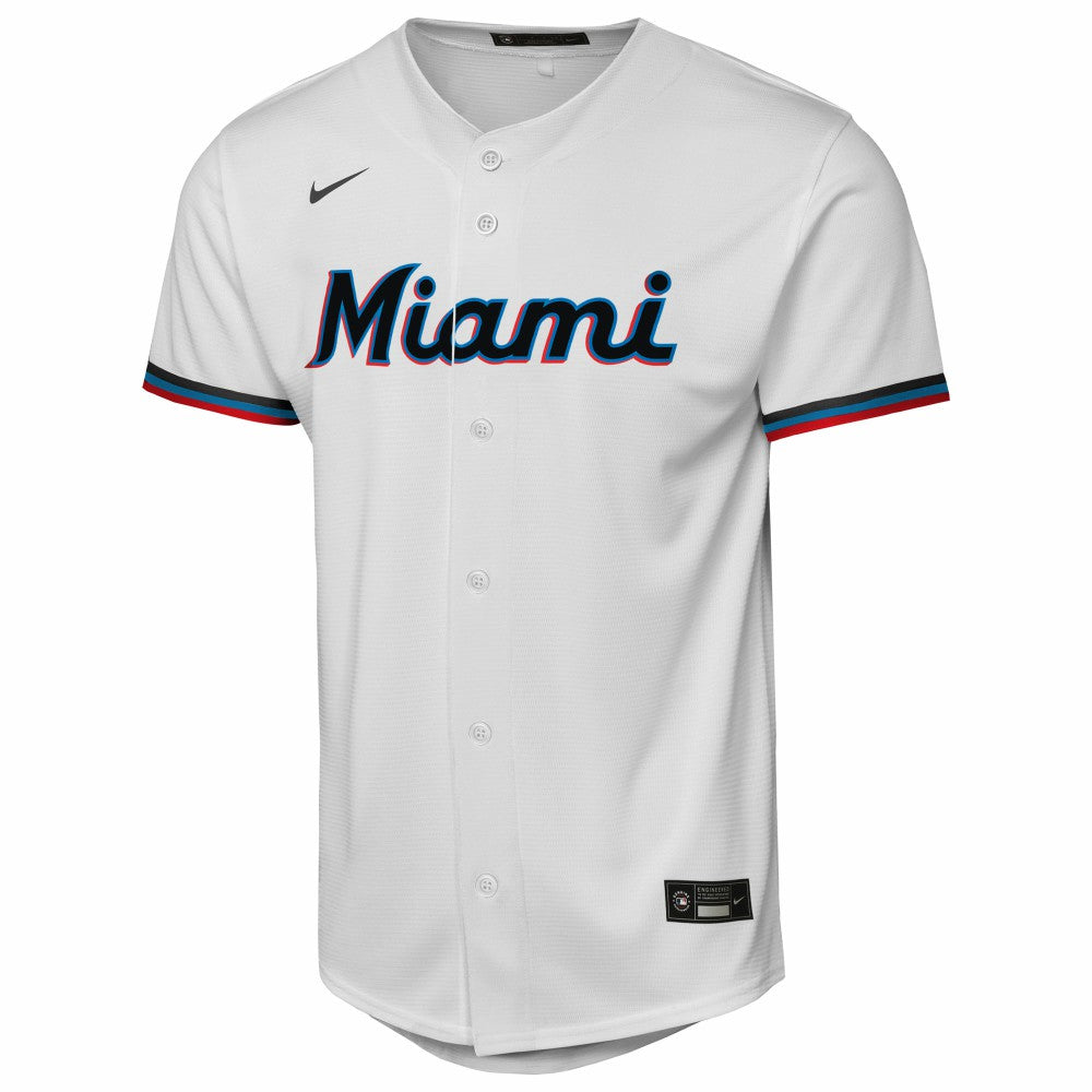 Miami Marlins Youth Home Replica Jersey - White | Nike