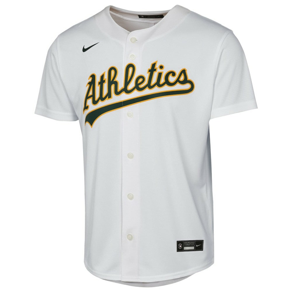 Athletics Youth Home Replica Jersey - White | Nike