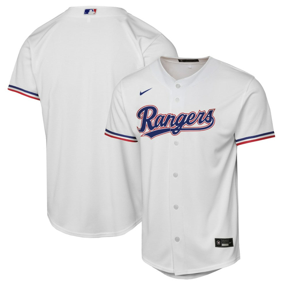 Texas Rangers Youth Home Replica Jersey - White | Nike