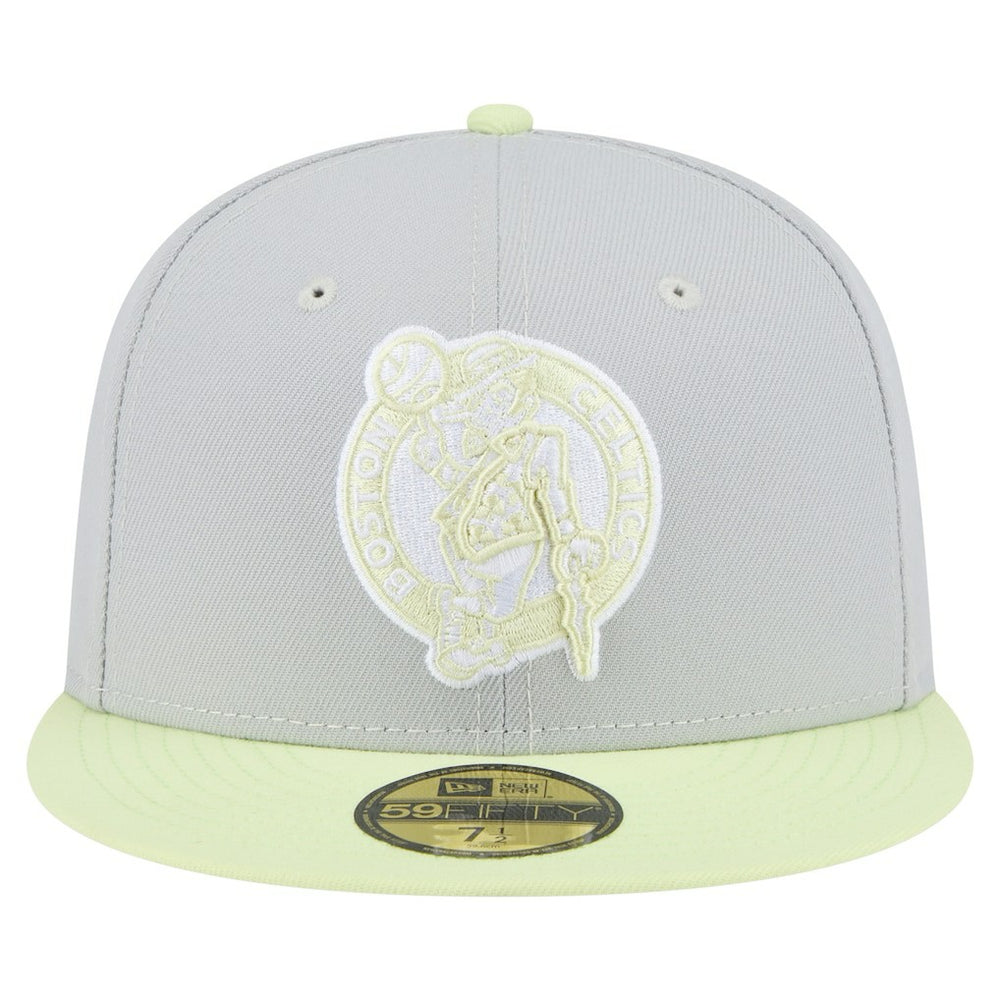 Boston Celtics Color Pack 2-Tone 59FIFTY Fitted Hat - Gray/Green | New Era discount